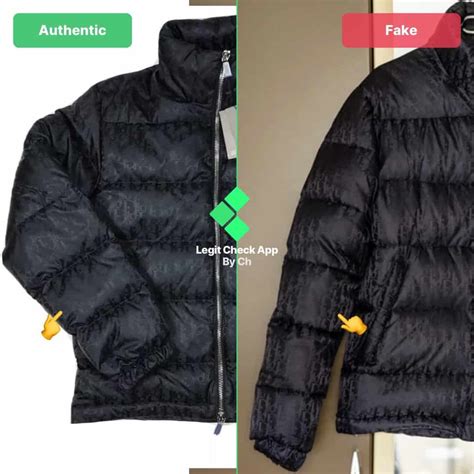 how to spot fake dior coat|dior oblique jacket counterfeit.